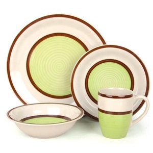 Hecho en China vajilla platos de cerámica vajilla de porcelana de lujo vajilla <span class=keywords><strong>loza</strong></span> 16 piezas Juego de cena hecho a mano - Product Image 2