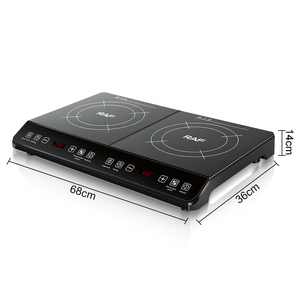 Table de cuisson à <span class=keywords><strong>induction</strong></span> RAF 7000W à double zone avec puissance de 3500W plus 3500W, affichage numérique LED <span class=keywords><strong>pour</strong></span> une cuisson efficace - Product Image 5
