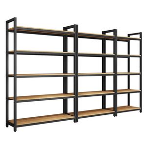 Estantería ajustable de madera ustomizada, estante de exhibición de aperitivos de vino para centro comercial, supermercado y librerías - Product Image 2