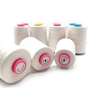 Hilo de algodón puro para coser, hilo de 40/3 m, 5000