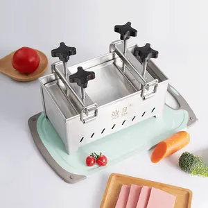 Viande de forme carrée jambon cuit moule en acier inoxydable avec deli andKitchen house