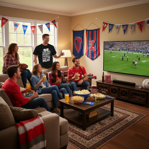 <b>Football</b> <b>Watch</b> Party T-Shirt Seven Days Without <b>Football</b> Makes One Weak Design Unisex Adult Crew Neck Short Sleeve - Product Image 3