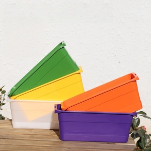 JQ Simple épaissi plastique carré fleur succulente Pothos <span class=keywords><strong>lune</strong></span> saison contrôle racine personnalité créative grand Pot carré - Product Image 1