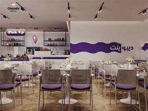 Mostrador de Café de Lujo Personalizado en MDF y Acero Inoxidable |   Vitrina de Bar Ecológica Hecha a Mano con Iluminación LED para Cafetería - Product Image 4