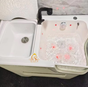 EUR <span class=keywords><strong>PET</strong></span> tıbbi <span class=keywords><strong>Pet</strong></span> temizlik ve bakım küvet Spa ürün köpek banyo lavabo hayvan havuzu - Product Image 3