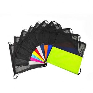Portable Oxford <b>Drawstring</b> <b>Backpack</b> Outdoor Sports Mesh Breathable Bag Unique Items Bag With Custom Advertising Gift - Product Image 6