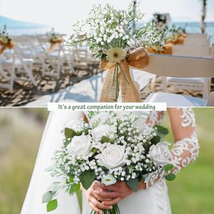 Flores Artificiales de Baby's Breath Baratas para Decoración del Hogar, Bodas y Fiestas, Flores de Baby's Breath de Tacto Real - Product Image 4