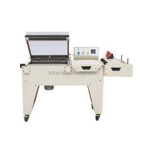 2 in 1 desktop electric high speed 5540 box hot shrink wrap packing machine