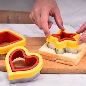 Molde de Silicona para Galletas, Máquina para Hacer Panqueques y Sándwiches, Herramientas para Hacer Galletas, Molde de Metal Apto para Niños y Niñas - Product Image 5
