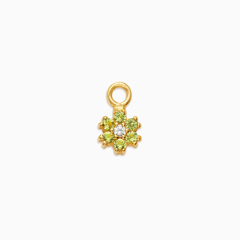 14k or-vert cz