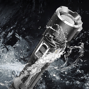 XHP160 <b>Flashlight</b> Dual Switch Type C <b>Rechargeable</b> Zoom COB Side Light Low Battery Warning - Product Image 3