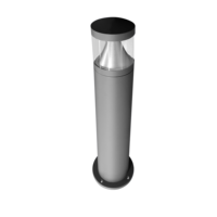 Lampadaire de jardin extérieur vintage en aluminium moulé, LED, étanche IP65, alimentation CA, télécommande, intensité variable, angle de faisceau 120°