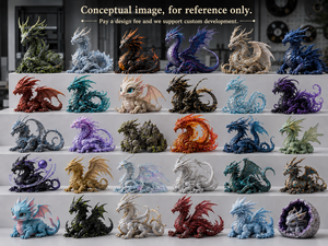 Servicio de Prototipado de Dinosaurios Impresos en 3D, Figuras de Animales Personalizadas, Impresiones en PLA, ABS, TPU, Huevos de Colores, Impresión FDM y SLS - Product Image 6