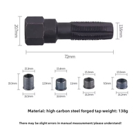 Outils automobiles : 1 kit de réparation de filetage de bougie d'allumage M14 x 1.25, kit de réparation de filetage de cylindre de voiture, outil de réparation de filetage 14 mm