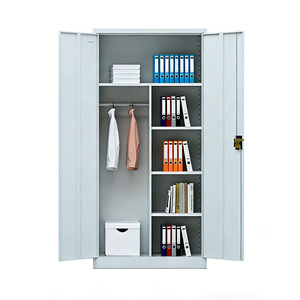 Armoire de rangement en métal à 2 portes en acier Kd Vestiaire d'école en acier <span class=keywords><strong>Casier</strong></span> en acier à vendre - Product Image 1