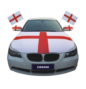 High Quality Custom Print Elastic England Countries National Flag Car Engine Hood Cover