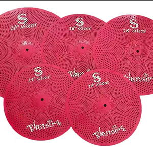 Platillos Vansir Rojos de Aleación, Silenciosos, Frescos y Duraderos, Hechos a Mano, de Alta Calidad y Bajo Volumen, en Oferta - Product Image 4