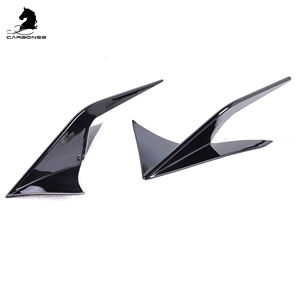 ग्लॉस ब्लैक जीटी फ्रंट बम्पर ट्रिम्स 2 पीसी 2019 + के लिए सेट - Product Image 5