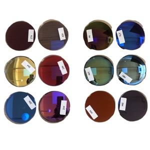 1.499 CR-39 Mirror Coating Tinted Sunglasses with Clear Optical Prescription Lenses Anti-Glare <strong>Polarized</strong> Resin Lenses - Product Image 6