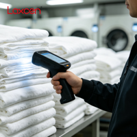 Etiqueta RFID UHF Lavable para Lavandería, Gestión de Inventario Textil, Resistente a Altas Temperaturas, Más de 200 Ciclos de Lavado, Rango de Lectura de 6 m, para Hoteles