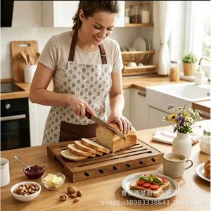 Bandejas de madera maciza para pan, platos de madera para exhibir pasteles y repostería, platos rectangulares para sushi. - Product Image 3
