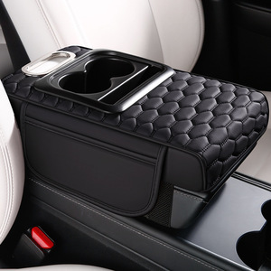 Coussin d'Accoudoir de <span class=keywords><strong>Voiture</strong></span> En Gros sur Console Centrale avec Sac de Rangement, Repose-Main en Cuir, Support et Boîte à Mouchoirs - Product Image 1