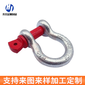 Manille à arceau robuste galvanisée sur mesure pour levage, hoisting, logistique, transport, verrouillage manuel - Product Image 2