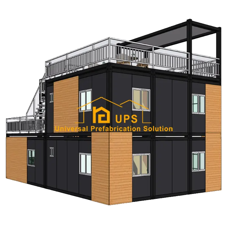 2020 यूपीएस तैयार किए 2 - 4 मंजिला पूर्वनिर्मित घरों कंटेनर परियोजना