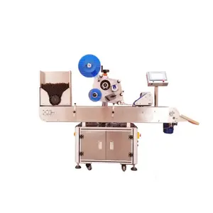 T-823 Auto Pvc Film Sticker Ronde Fles Labeler Met Code Printer