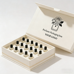 Caja de Regalo Magnética Rígida Personalizada de Lujo con Inserto para Botellas de Perfume, Empaque para Regalos - Product Image 1