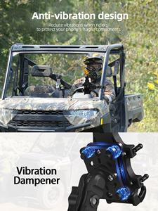 Dudukan ponsel Ranger Anti getaran, cocok untuk kandang Pro-fit, kompatibel dengan Polaris Ranger General Can-<span class=keywords><strong>Am</strong></span> Defender Maverick Trail - Product Image 3