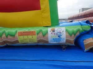 สไลเดอร์เป่าลม PVC รับน้ำหนักได้ 500 กก. สำหรับกิจกรรมกลางแจ้ง สวนสนุก แทรมโพลีน พื้นที่การศึกษา สถานรับเลี้ยงเด็ก อนุบาล รองรับผู้ใช้ 10 คน - Product Image 5