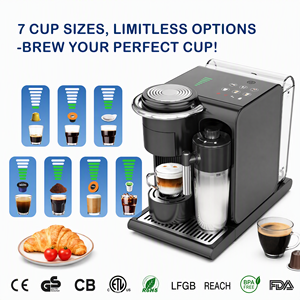 Cafetera de Cápsulas One Touch con Tanque de Leche Extraíble, Control de Temperatura PID, para Uso Doméstico - Product Image 3