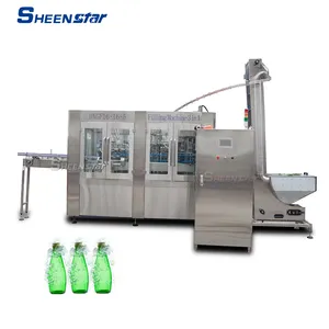 Hot sale 3000bph Glass Bottle Carbonated Drink Making Filling Machine Line Soft Drink Plant