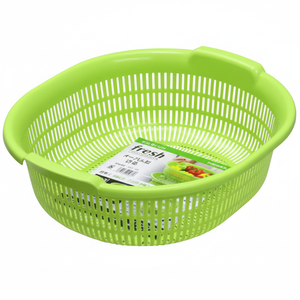Green Oval <b>Colander</b> & <b>Strainer</b> - Product Image 1