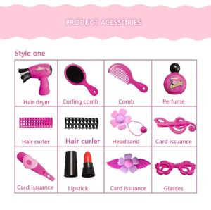 Tocador <span class=keywords><strong>de</strong></span> princesa <span class=keywords><strong>de</strong></span> alta calidad, juguetes, juego <span class=keywords><strong>de</strong></span> maquillaje, mesa interior, juguetes para jugar a las casitas con <span class=keywords><strong>espejo</strong></span> y luz <span class=keywords><strong>de</strong></span> sonido para niñas - Product Image 5