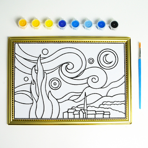 Nuevo producto, cree su propio arte de terciopelo 3D, juegos de Arte de dibujo DIY, marco de lienzo de pintura con juego de pintura acrílica - Product Image 2