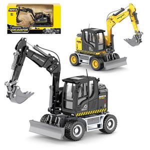 รถตักล้อยางแบบจำลอง Huina 1725 ขนาด 1/50 ผลิตจากโลหะผสมอะลูมิเนียม สำหรับงานก่อสร้าง - Product Image 5