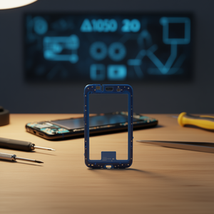 Tiroir pour carte SIM et micro SD Samsung Galaxy A10 bleu A105F, pièce de rechange - Product Image 3