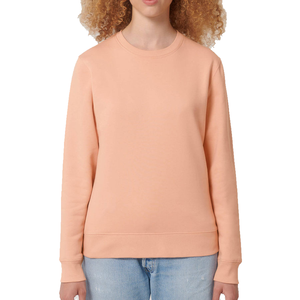 Sudaderas de punto extragrandes con estampado de invierno para mujer, cuello redondo, manga larga, hombros caídos, forro polar, mezcla de algodón, estilo urbano. - Product Image 2