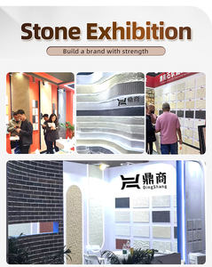 Panel de Pared Interior con Combinación de Piedra Flexible, Diseño de Iluminación Moderno, Revestimiento de Travertino, Azulejo de Pared de Arcilla Flexible - Product Image 5