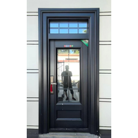 Porte de sécurité en acier au design moderne, anti-effraction, insonorisée, pour appartement, usage extérieur, cadre intégré, installation facile, garantie 5 ans
