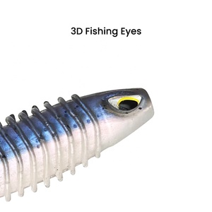 <span class=keywords><strong>Esche</strong></span> da pesca <span class=keywords><strong>in</strong></span> plastica morbida da 4.7g/9.3g di lacci da pesca <span class=keywords><strong>in</strong></span> <span class=keywords><strong>Silicone</strong></span> vermi - Product Image 6