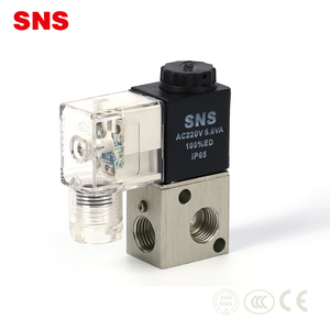 SNS 3V1 Serie DC24V normale geschlossen hydraulische pneumatische 2 position 3 way control magnetventil - Product Image 6