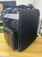 Pantalla LCD de alto brillo de 18,5 pulgadas, bolsa de entrega de alimentos publicitaria, mochila portátil para caminar, cartelera Digital