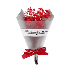 Confezione Regalo di Fiori Secchi di Ginseng in Miniatura, <span class=keywords><strong>Rose</strong></span> Conservate e Fiori Immortali per Natale e Matrimoni - Product Image 5