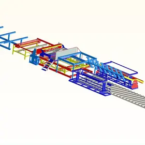 वायवीय हैंगिंग तार स्वचालित फीडिंग व्यास स्वचालित नेट टर्निंग और नेटिंग स्टील मेष वेल्डिंग मशीन