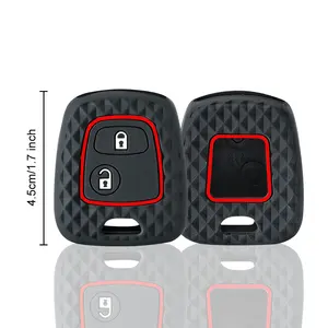 Funda Protectora de Silicona para Llave de Coche de 2 Botones para Peugeot 106 107 206 207 307 <span class=keywords><strong>Citroen</strong></span> C1 C2 C3 C4 <span class=keywords><strong>XSARA</strong></span> <span class=keywords><strong>PICASSO</strong></span> para Toyota AYGO - Product Image 6