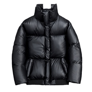 Custom Men's Cotton-padded Jacket Winter New Style Thickened Stand-up Collar Short Jacket Loose and Handsome - Product Image 1