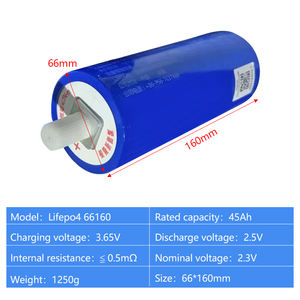 2,3 В 45AH 66160 цилиндрическая литий-ионная батарея для хранения солнечной энергии Lifepo4 с 6000 циклами для домашнего хранения - Product Image 2